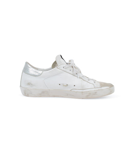 Golden Goose Shoes Medium | US 8 I IT 38 White and Grey Superstar Sneakers