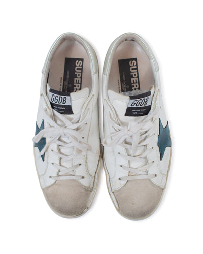 Golden Goose Shoes Medium | US 8 I IT 38 White and Grey Superstar Sneakers
