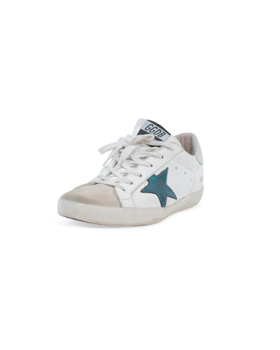 Golden Goose Shoes Medium | US 8 I IT 38 White and Grey Superstar Sneakers