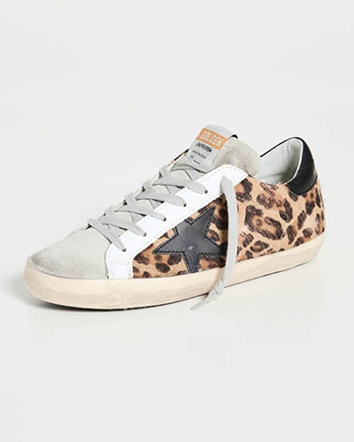 Golden Goose Shoes Medium | US 8 Leopard Haircalf Superstar Sneakers