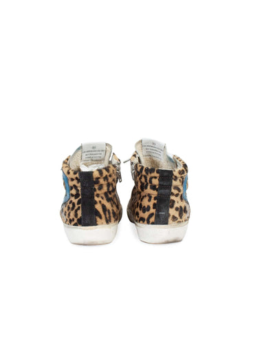 Golden Goose Shoes Medium | US 8 Leopard Pony Hair "Slides"