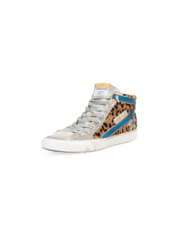Golden Goose Shoes Medium | US 8 Leopard Pony Hair "Slides"