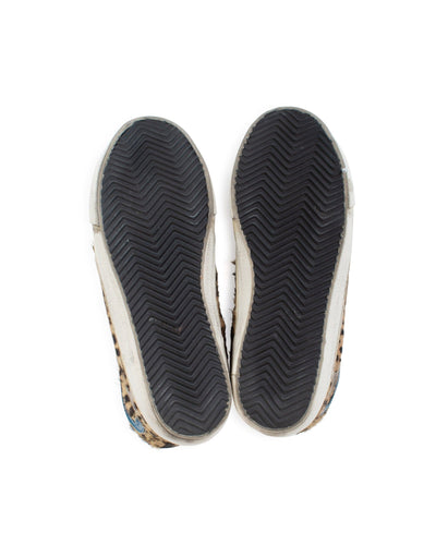 Golden Goose Shoes Medium | US 8 Leopard Pony Hair "Slides"