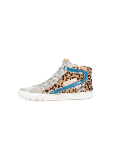 Golden Goose Shoes Medium | US 8 Leopard Pony Hair "Slides"