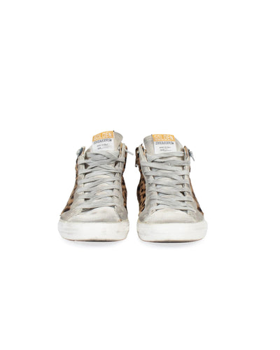 Golden Goose Shoes Medium | US 8 Leopard Pony Hair "Slides"