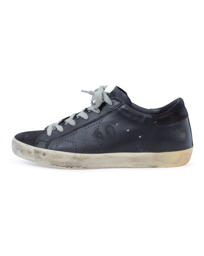 Golden Goose Shoes Medium | US 9 Black Superstar Sneakers