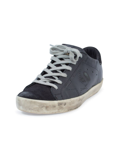 Golden Goose Shoes Medium | US 9 Black Superstar Sneakers