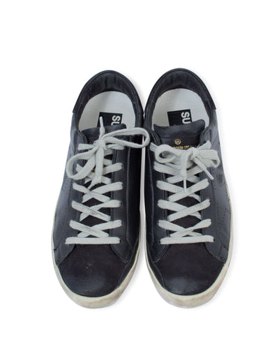 Golden Goose Shoes Medium | US 9 Black Superstar Sneakers