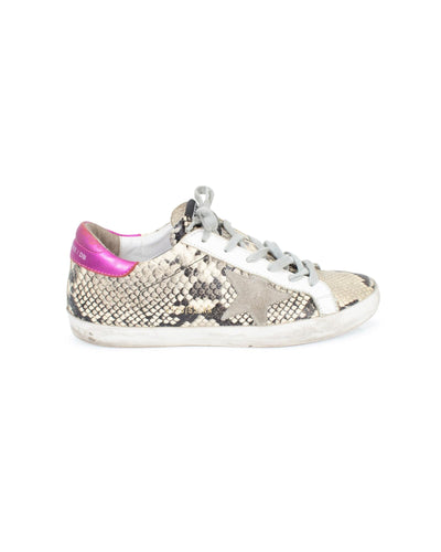 Golden Goose Shoes Medium | US 9 "Superstar" Snake Sneakers