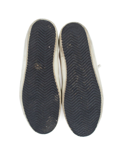 Golden Goose Shoes Medium | US 9 White and Gold Superstar Sneakers