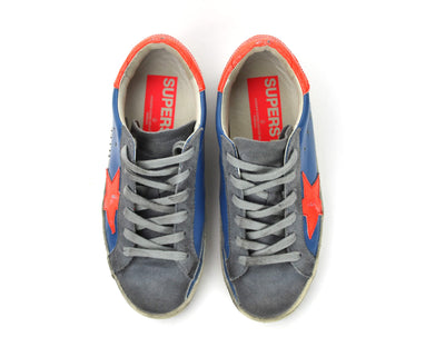 Golden Goose Shoes Small | US 7 I IT 37 Leather Superstar Low-Top in Blue
