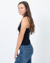 Goop G. Label Clothing Small Ribbed Navy Tank Top