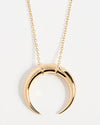 Gorjana Jewelry One Size "Cayne" Crescent Necklace