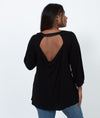 Graham & Spencer Clothing Medium Black Long Sleeve Blouse