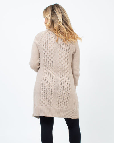 Graham & Spencer Clothing Medium Cashmere Cable Knit Cardigan