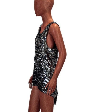 GRYPHON Clothing Small Sequin Scoop Neck Top