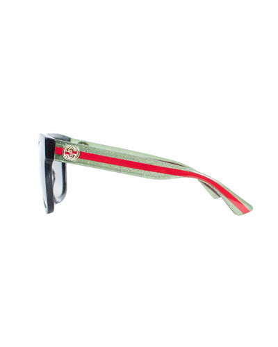 Gucci Accessories One Size Black Square Sunglasses