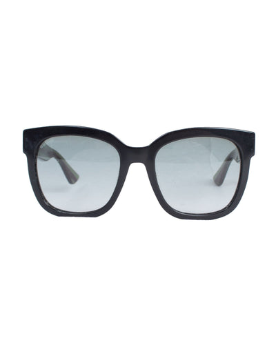 Gucci Accessories One Size Black Square Sunglasses