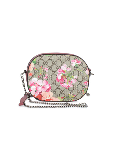 Gucci Bags One Size "Blooms GG Supreme" Chain Crossbody Bag & Coin Purse