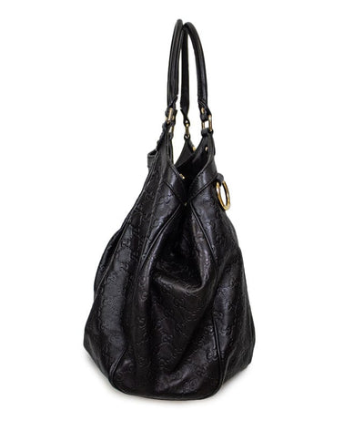 Gucci Bags One Size Large Leather Hobo Bag