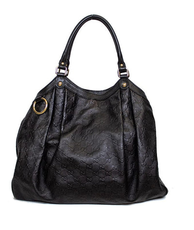 Gucci Bags One Size Large Leather Hobo Bag