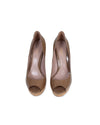 Gucci Shoes Medium | US 9 "Lisbeth" Patent Leather Peep-Toe Cork Platform High Heels