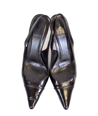 Gucci Shoes Small | US 7 Leather Sling Back Heels