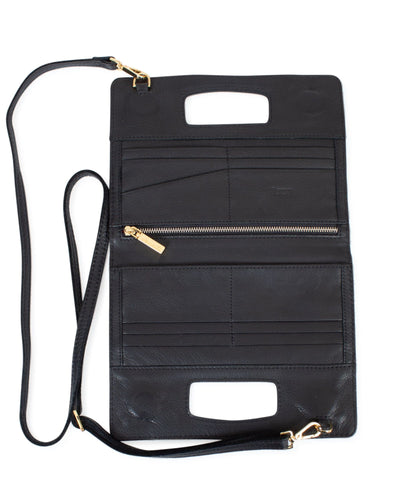 Hammitt Bags One Size Leather Wallet With Strap