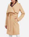 Harris Wharf London Clothing XS "Volcano Belted Pressed Wool" Coat