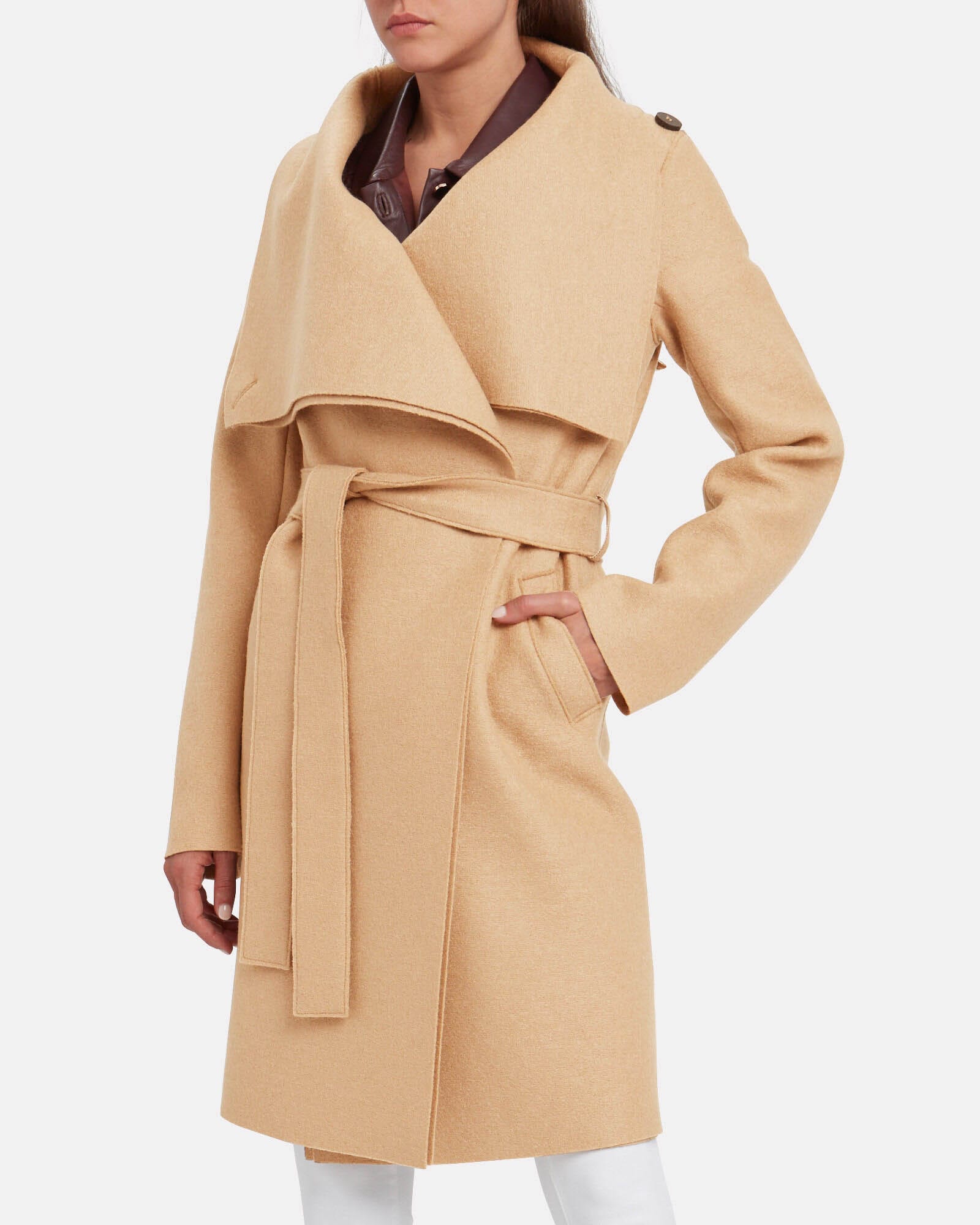 Volcano Belted Pressed Wool