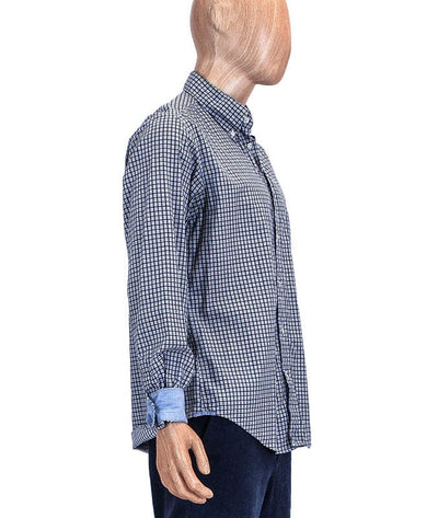 Hartford Clothing Large Patch Pocket Plaid Button Down
