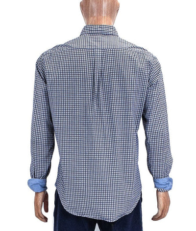 Hartford Clothing Large Patch Pocket Plaid Button Down