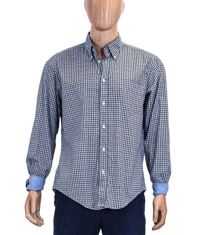 Hartford Clothing Large Patch Pocket Plaid Button Down