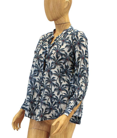 Hartford Clothing Large Printed Henley Top