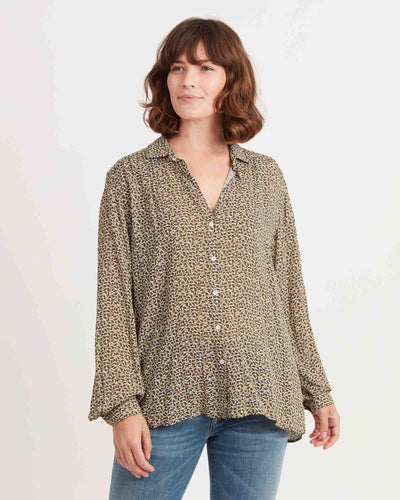 Hartford Clothing Large | US 10 I FR 42 Printed Button Down