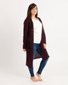 Hartford Clothing Small | US 4 Purple Open Cardigan