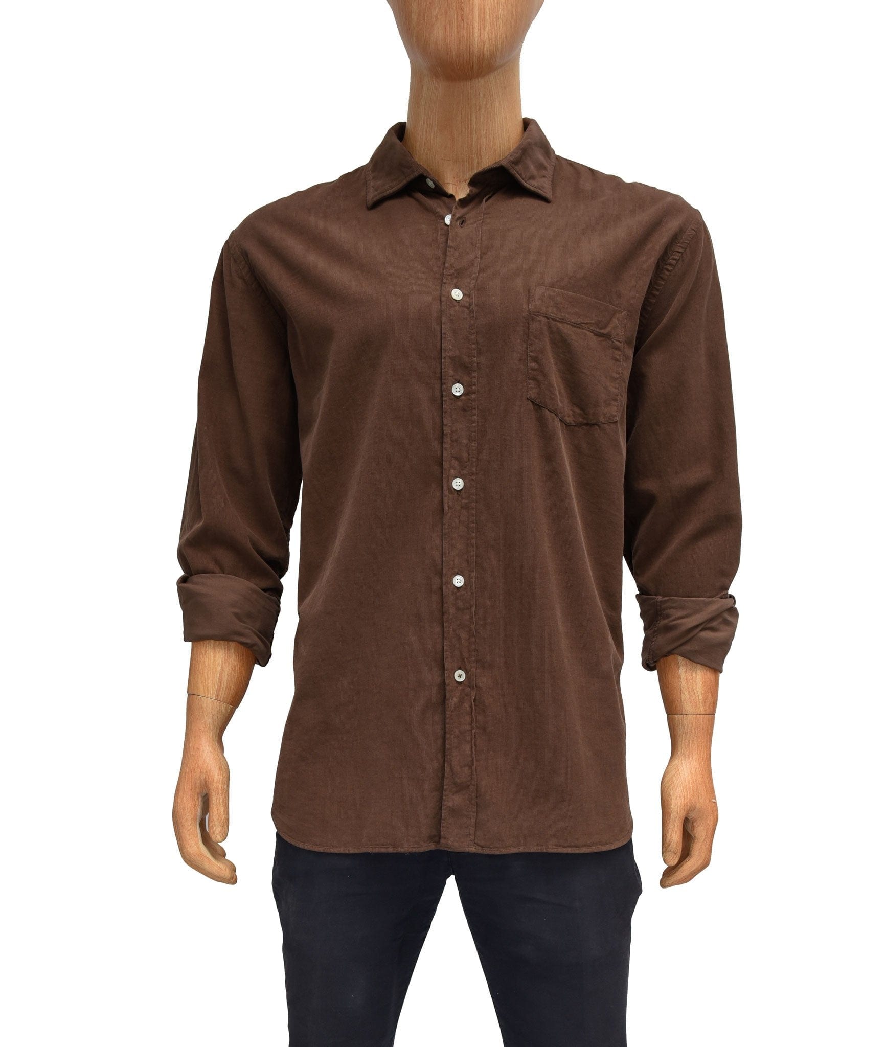 Hartford Clothing XL Brown Corduroy Button Down