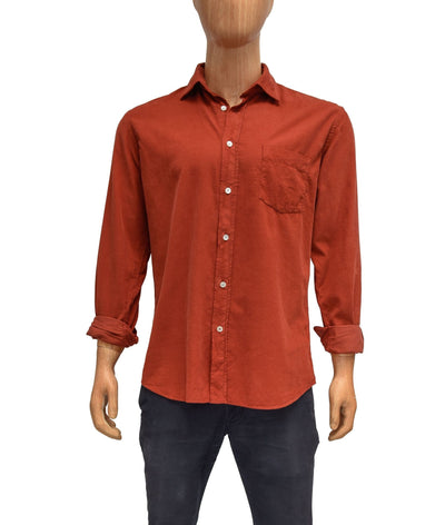 Hartford Clothing XL Rust Corduroy Button Down