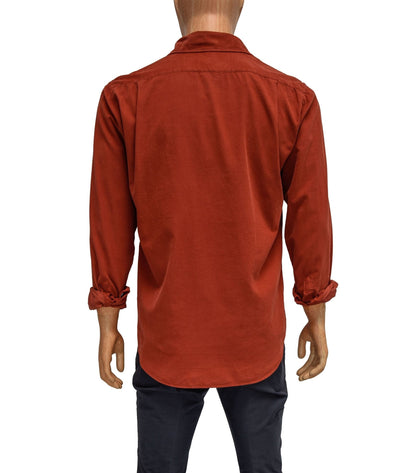 Hartford Clothing XL Rust Corduroy Button Down