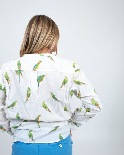 Hartford Clothing XL | US 12 Parrot Print Blouse