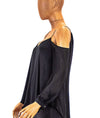 Haute Hippie Clothing XS Black Open Shoulder Blouse
