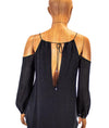 Haute Hippie Clothing XS Black Open Shoulder Blouse