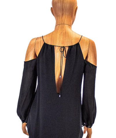 Haute Hippie Clothing XS Black Open Shoulder Blouse