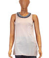 Haute Hippie Clothing XS Navy And Cream Tank Set