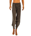 Haute Hippie Clothing XS Silk Sweatpant with Embellished Racer Stripe
