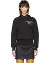Helmut Lang Clothing Small Black Logo "Hack" Sweatshirt