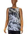 Helmut Lang Clothing Small Layered Marble Muscle Tank