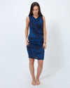 Helmut Lang Clothing Small Printed Sheath Dress