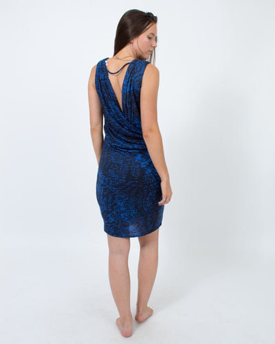 Helmut Lang Clothing Small Printed Sheath Dress