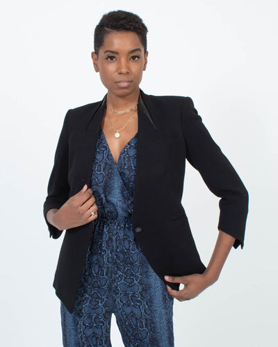Helmut Lang Clothing XS | US 2 Black Tuxedo Blazer